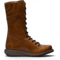 Geschnürte Leder-Combat-Stiefel
