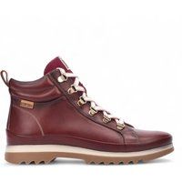 Leder-Stiefeletten mit Schnürung