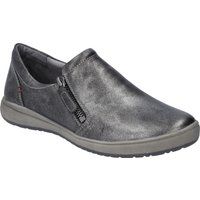 Bequeme Leder-Slipper mit Reißverschluss