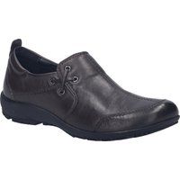 Leder-Slipper mit Zierschnürung