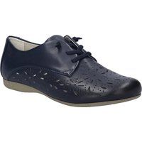 Perforierte Lederhalbschuhe zum Schnüren