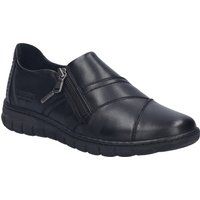Elegante Leder-Slipper mit Reißverschluss