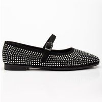 Strassbesetzte Mary Jane Ballerinas
