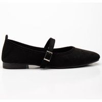 Klassische Mary Janes in Wildlederoptik