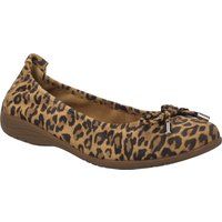 Klassische Ballerinas mit Leopardenmuster