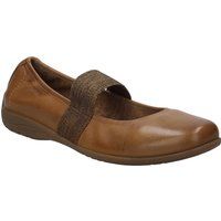 Leder-Ballerinas mit elastischem Riemen
