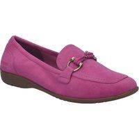Klassische Suede-Loafer mit Trensen-Detail