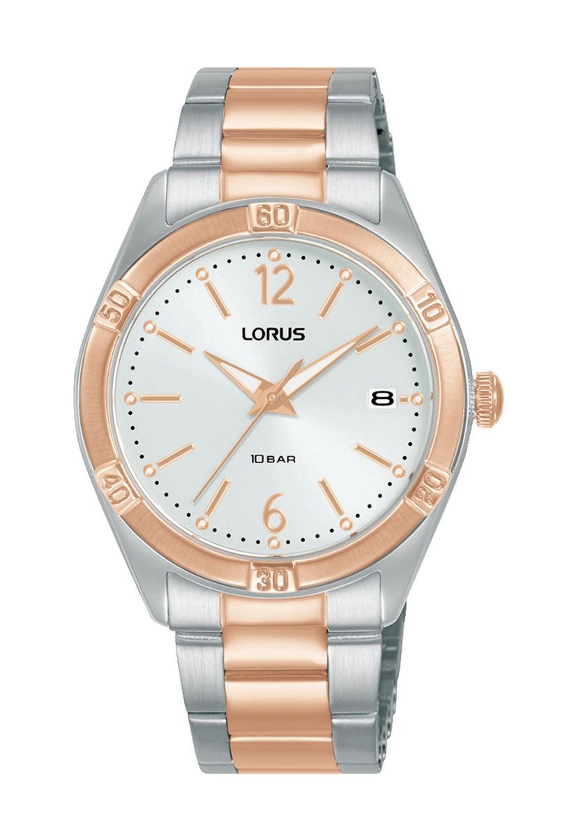 Elegante Bicolor-Armbanduhr