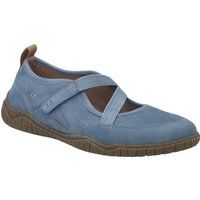 Barfuß-Lederballerinas mit Kreuzriemen