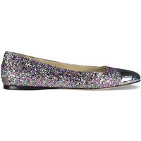 Multi-Glitter Ballerinas mit Metall-Kappe
