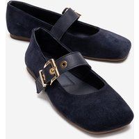 Zeitlose Mary-Jane-Ballerinas aus Wildleder