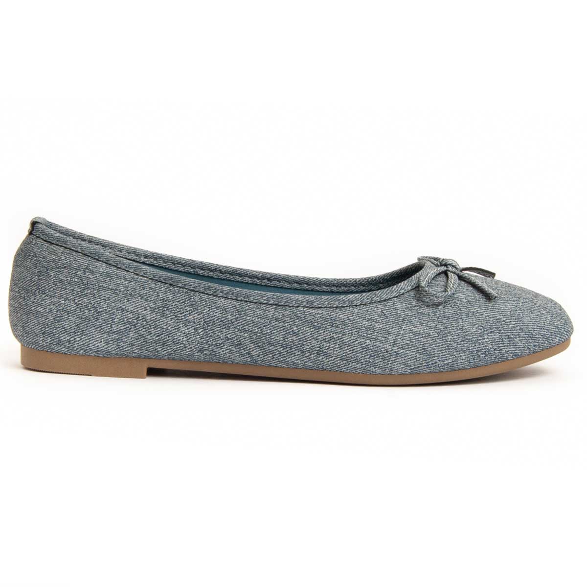 Lässige Textil-Ballerinas