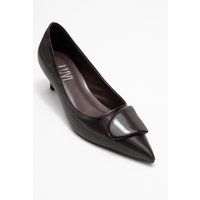 Spitze Kitten-Heels mit Struktur-Optik