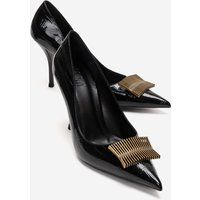 Pointed Stiletto-Pumps mit Architektur-Detail