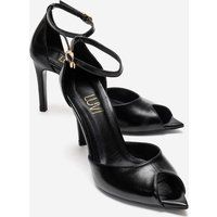 Elegante Peep-Toe-Stilettos mit Knöchelriemen