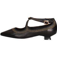 Spitze T-Riemchen Kitten Heels mit Nieten
