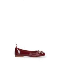 Elegante Lack-Ballerinas mit Schnalle