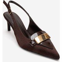 Elegante Slingback-Stilettos mit spitzer Kappe