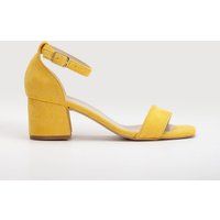 Sandalen mit Blockabsatz und Knöchelriemen