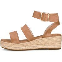 Plateau-Sandalen mit drei Riemen