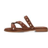 Besetzte Riemchen-Sandalen mit Nieten