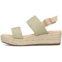 Geflochtene Plateau-Sandalen