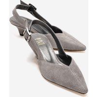 Elegante Slingback-Kitten-Heels aus Wildleder