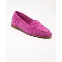 Klassische Penny-Loafer aus Wildleder
