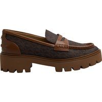 Moderne Logo-Plateau-Loafer