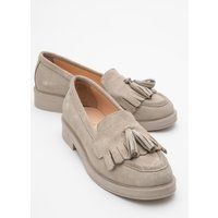 Wildleder-Loafer mit Quasten und Kiltie