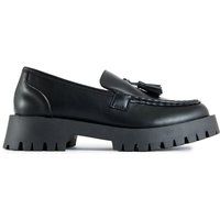Chunky Plateau-Loafer mit Quasten