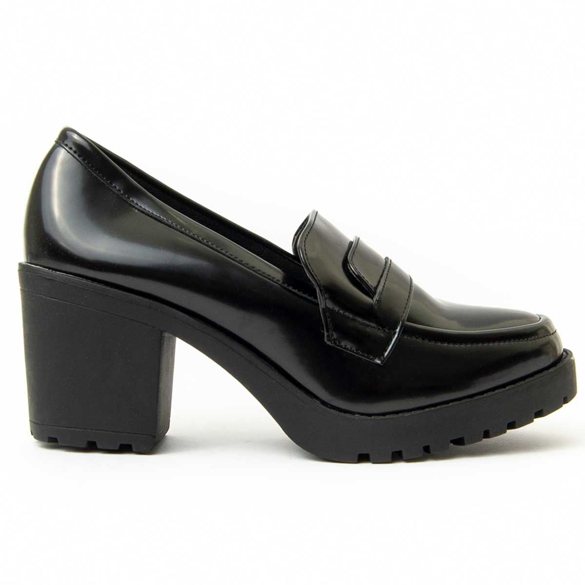 Klobige Plateau-Penny-Loafer