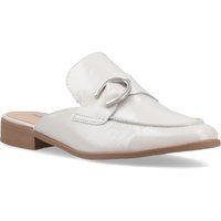 Leder-Mules mit Schnallendetail