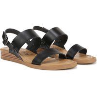 Minimalistische Vegane Riemchen-Keilsandalen
