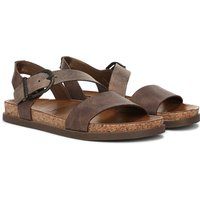 Vegane Riemchensandalen mit Kork-Plateausohle