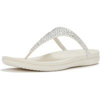 Kristallbesetzte Zehentrenner-Sandalen
