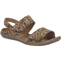 Barfuß-Sandalen mit Leopardenmuster