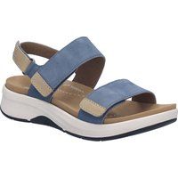 Komfortable Leder-Sandalen mit Klettverschluss