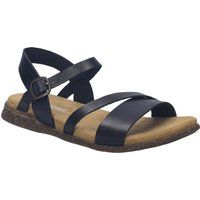Minimalistische Leder-Sandale mit Fersenriemen
