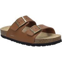 Sandalen mit Doppelriemen und Korkfußbett