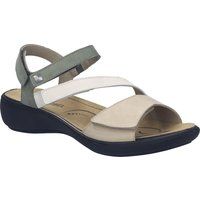 Mehrriemen-Komfortsandalen aus Leder