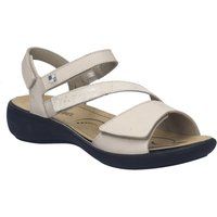 Komfort-Sandalen mit drei Lederriemen