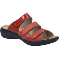 Leder-Komfortsandalen mit drei Riemen