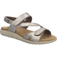 Elegante Riemchensandalen in Metallic