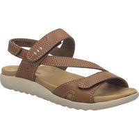 Bequeme Leder-Sandalen mit Klettverschluss