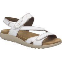 Leder-Komfortsandalen mit Kreuzriemen