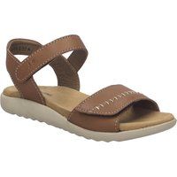 Gesteppte Leder-Wandersandale