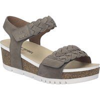 Plateau-Keilsandalen mit geflochtenen Riemen