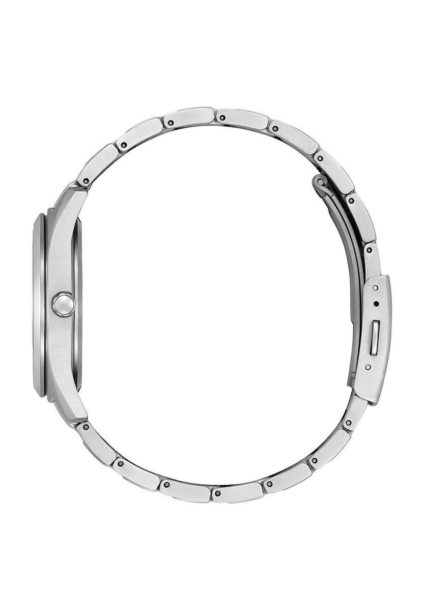 Elegante Titanuhr mit grünem Zifferblatt