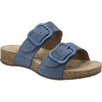 Zweiriemen-Plateausandalen mit Korksohle